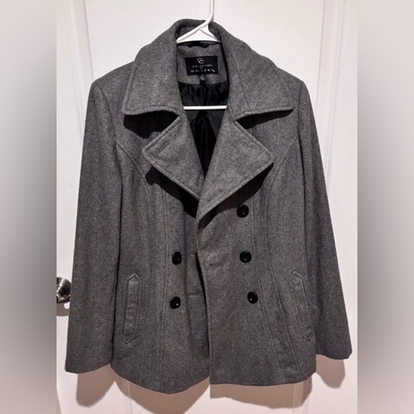 Collection B Jackets & Blazers - Collection B Gray‎ Wool Pea Coat
